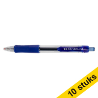 Aanbieding: 10x 123inkt gelpen blauw