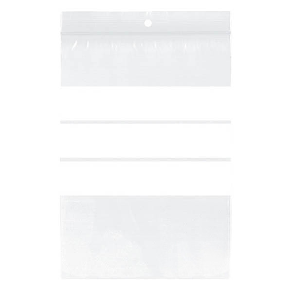 Aanbieding: 10x 123inkt gripzak met schrijfvlak 80 mm x 120 mm (100 stuks) 300764 - 2