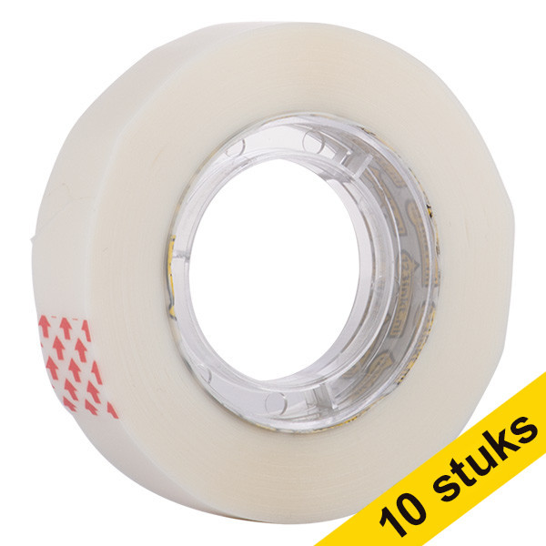 Aanbieding: 10x 123inkt invisible plakband 12 mm x 33 m  390514 - 1