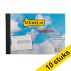 Aanbieding: 10x 123inkt kwitantieboekje zelfkopiërend met copystop (2 x 50 vellen) 390626 - 1