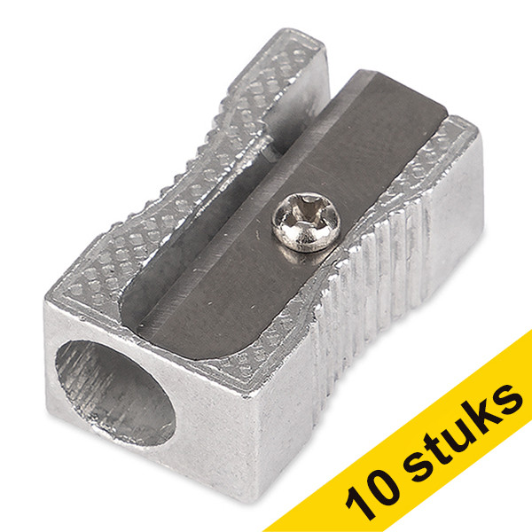 Aanbieding: 10x 123inkt puntenslijper met enkel mesje 390670 - 1