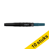 Aanbieding: 10x 123inkt schrijnwerkerspen zwart (0.7 - 1mm rond)