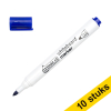 Aanbieding: 10x 123inkt whiteboard marker blauw (2,5 mm rond)  300395