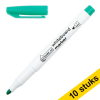 Aanbieding: 10x 123inkt whiteboard marker groen (1 mm rond)