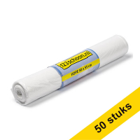 Aanbieding: 10x 123schoon HDPE vuilniszakken wit 20 liter (50 stuks)