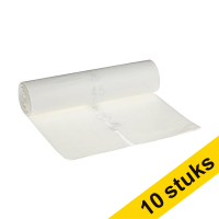 Aanbieding: 10x 123schoon LDPE vuilniszak transparant 120 liter (25 stuks)