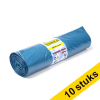Aanbieding: 10x 123schoon LDPE vuilniszakken blauw 240 liter (10 stuks)