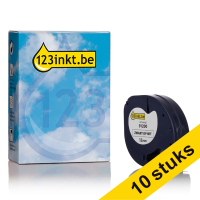Aanbieding: 10x Dymo S0721510 / 91200 tape wit papier 12 mm (123inkt huismerk)