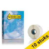 Aanbieding: 10x Dymo S0722520/11352 grote etiketten voor retouradres (123inkt huismerk) nieuwe versie 650890