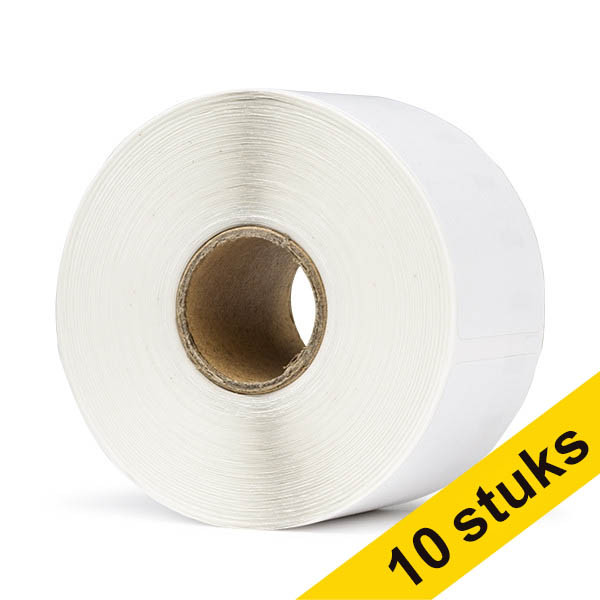 Aanbieding: 10x Dymo S0722520 / 11352 grote etiketten voor retouradres (123inkt huismerk) nieuwe versie 650890 - 1