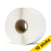 Aanbieding: 10x Dymo S0722560 / 11356 verwijderbare witte naambadge (123inkt huismerk) 650523 - 1