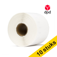 Aanbieding: 10x Dymo S0904980 extra grote DPD verzendlabels (123inkt huismerk) 653406