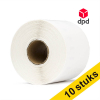 Aanbieding: 10x Dymo S0904980 extra grote DPD verzendlabels (123inkt huismerk) nieuwe versie 653405 - 1
