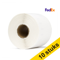 Aanbieding: 10x Dymo S0904980 extra grote FedEx verzendlabels (123inkt huismerk) 653286