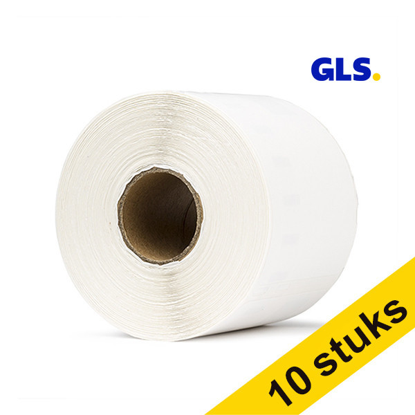 Aanbieding: 10x Dymo S0904980 extra grote GLS verzendlabels (123inkt huismerk) 653226 - 1