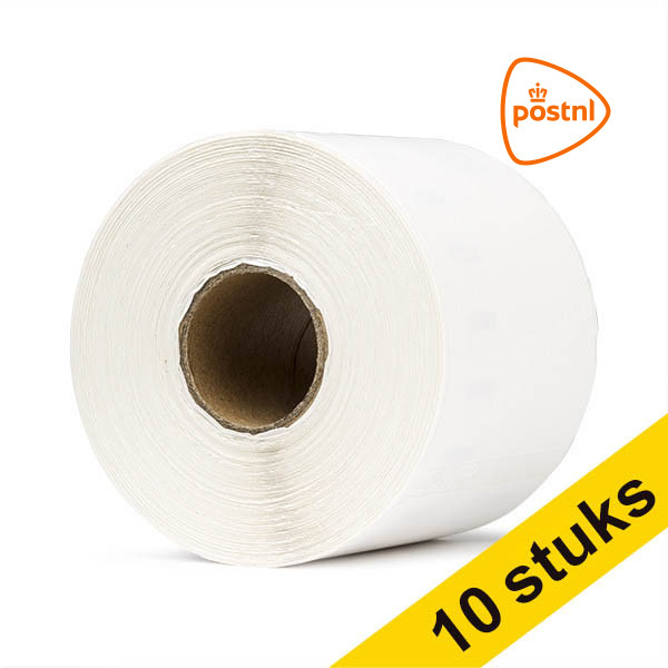 Aanbieding: 10x Dymo S0904980 extra grote verzendetiketten (123inkt huismerk) 650891 - 1