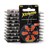 Aanbieding: 123accu Xtreme Power 13 / PR48 / oranje hoorapparaatbatterij 120 stuks (123accu huismerk)