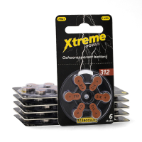 Aanbieding: 123accu Xtreme Power 312 / PR41 / bruin hoortoestelbatterij 60 stuks (123accu huismerk)