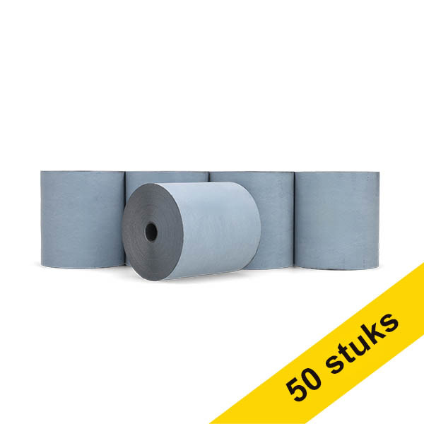 Aanbieding: 123inkt Blue4est kassarol 80x80x12 thermisch 48 g/m² (50 stuks) 303636 - 1