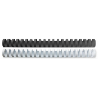 Aanbieding: 123inkt bindrug 19 mm set zwart en wit (300 stuks) 340068