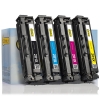 Aanbieding: 123inkt huismerk set voor HP 201X: HP CF400X, 401X, 402X, 403X zwart + 3 kleuren