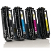 Aanbieding: 123inkt huismerk set voor HP 305X / 305A: HP CE410X, CE411A, CE412A, CE413A zwart + 3 kleuren