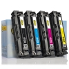 Aanbieding: 123inkt huismerk set voor HP 410X: HP CF410X, CF411X, CF412X, CF413X zwart + 3 kleuren