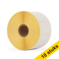 Aanbieding: 123inkt huismerk vervangt 10x Brother RD-S05E1 voorgestanste labels 51 mm x 26 mm