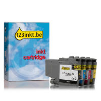 Aanbieding: 123inkt huismerk vervangt Brother LC-426XL zwart + 3 kleuren