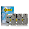 Aanbieding: 123inkt huismerk vervangt Brother TZe 9 mm tape multipack (zwart op wit, zwart op transparant en wit op zwart)