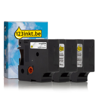 Aanbieding: 123inkt huismerk vervangt Dymo IND Rhino 19 mm tape permanent polyester multipack