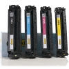 Aanbieding: 123inkt huismerk vervangt HP 128A: HP CE320A, CE321A, CE322A, CE323A zwart + 3 kleuren