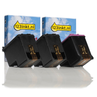 Aanbieding: 123inkt huismerk vervangt HP 301XL (2x zwart + 1x kleur)  160692
