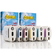 Aanbieding: 123inkt huismerk vervangt HP 84 zwart + HP 85 kleuren