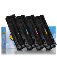 Aanbieding: 123inkt huismerkset voor HP 658A: HP W2000A, W2001A, W2002A, W2003A zwart + 3 kleuren  160115