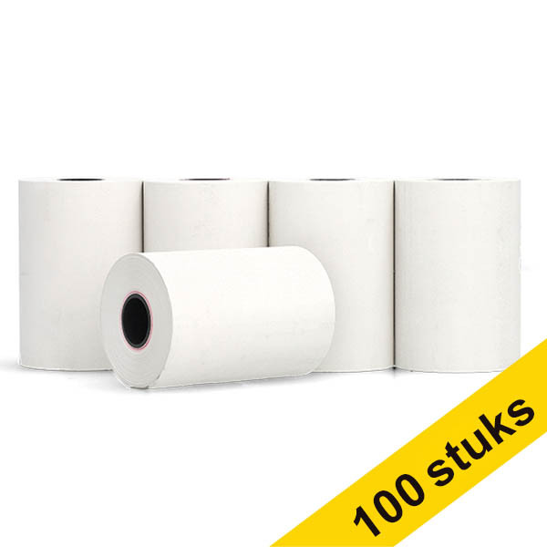 Aanbieding: 123inkt kassarol 57x40x12 thermo wit 48 grams (100 stuks) 303625 - 1