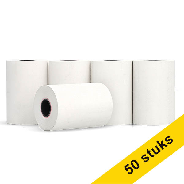 Aanbieding: 123inkt kassarol 57x40x12 thermo wit 48 grams (50 stuks) 303624 - 1