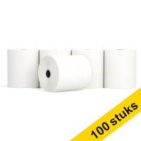 Aanbieding: 123inkt kassarol 80x80x12 thermisch wit 48 g/m² (100 stuks) 303622