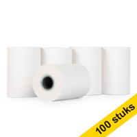 Aanbieding: 123inkt pinrol 57x40x12 thermo wit (100 stuks) 303655