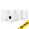 Aanbieding: 123inkt pinrol 57x40x12 thermo wit (50 stuks) 303654 - 1