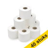 Aanbieding: 123schoon toiletpapier 3-laags 40 rollen geschikt voor Tork T4 dispenser