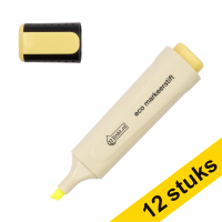 Aanbieding: 12x 123inkt eco fluostift geel 390576