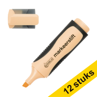Aanbieding: 12x 123inkt markeerstift pasteloranje  300495