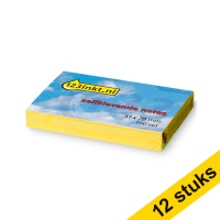 Aanbieding: 12x 123inkt zelfklevende notes geel 51 x 76 mm