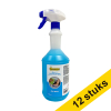 Aanbieding: 12x 123schoon Glas- & interieurreiniger alcoholspray (1 liter) SDR06056 - 1