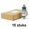 Aanbieding: 15x Zebra 2300 wax ribbon (02300GS06407) 64 mm x 74 m (123inkt huismerk) 02300GS06407C 141521