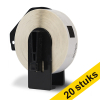 Aanbieding: 20x 123inkt huismerk vervangt Brother DK-11204 multifunctioneel label 089286 - 1