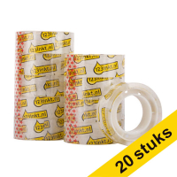 Aanbieding: 20x 123inkt standaard plakband 15 mm x 10 m 302832