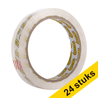 Aanbieding: 24x 123inkt standaard plakband 19 mm x 66 m 302834
