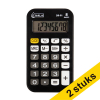 Aanbieding: 2x 123inkt DR-P1 zakrekenmachine